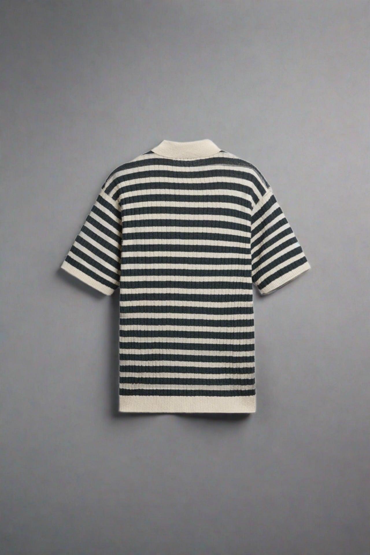 Polo de punto a rayas NOBA
