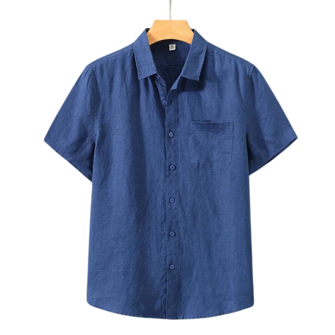 Cannes - Camisa de lino (manga corta)
