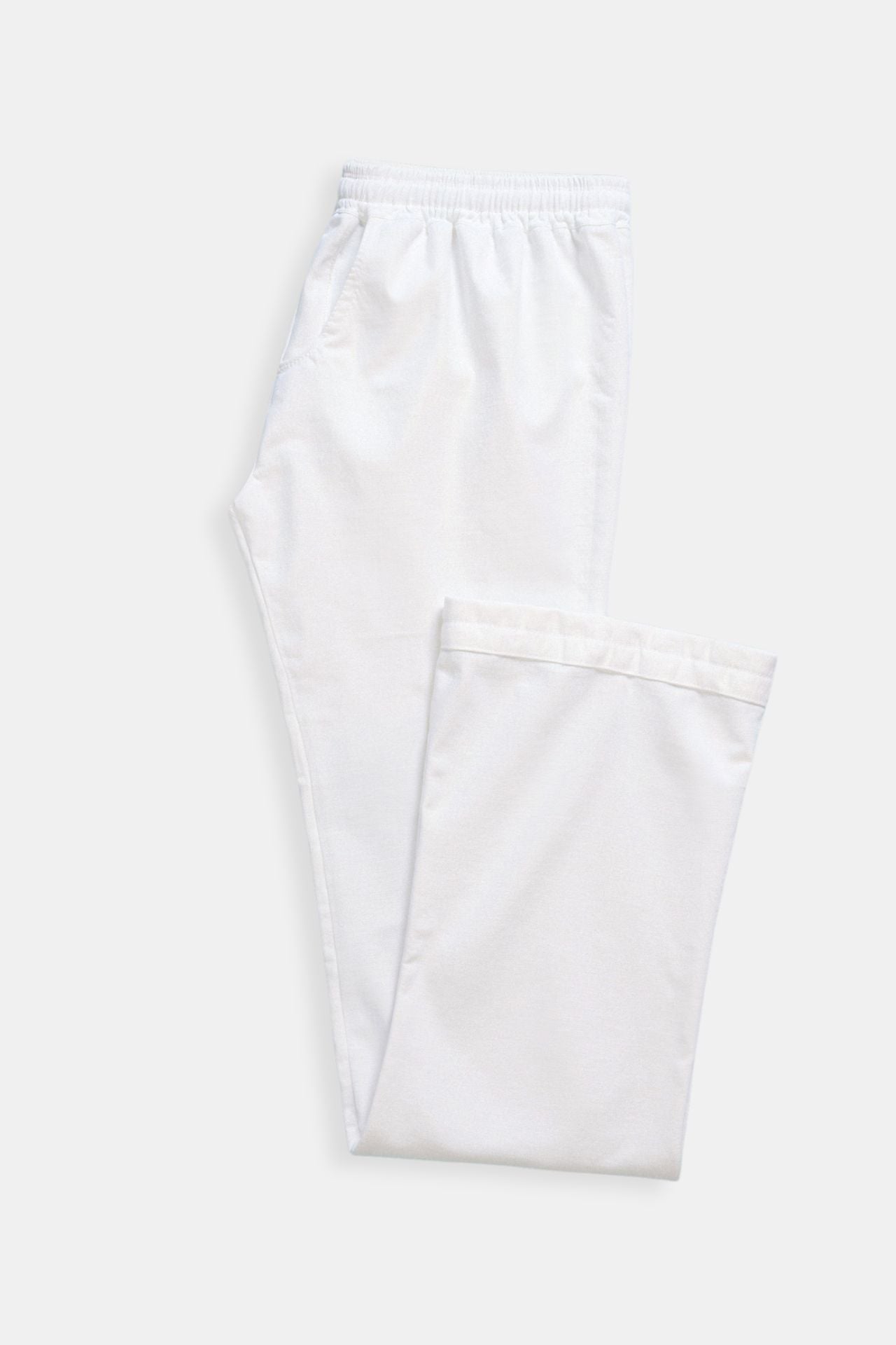 Pantalones con cordón de mezcla de algodón y lino NOBA