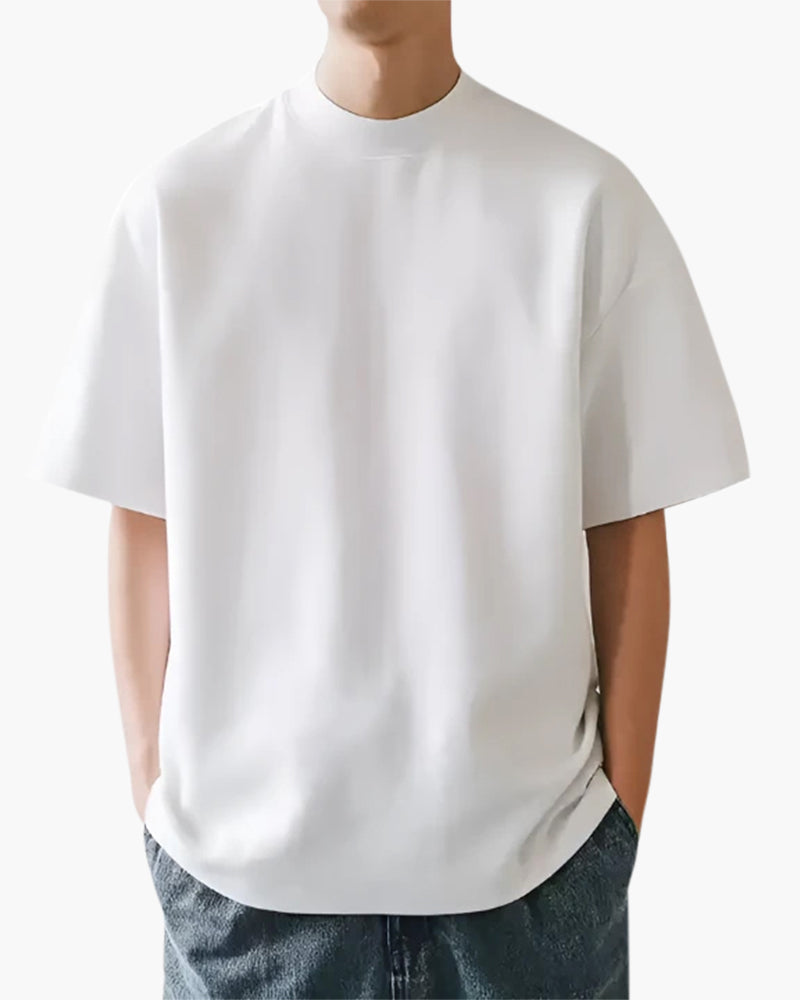 Camiseta sólida refinada