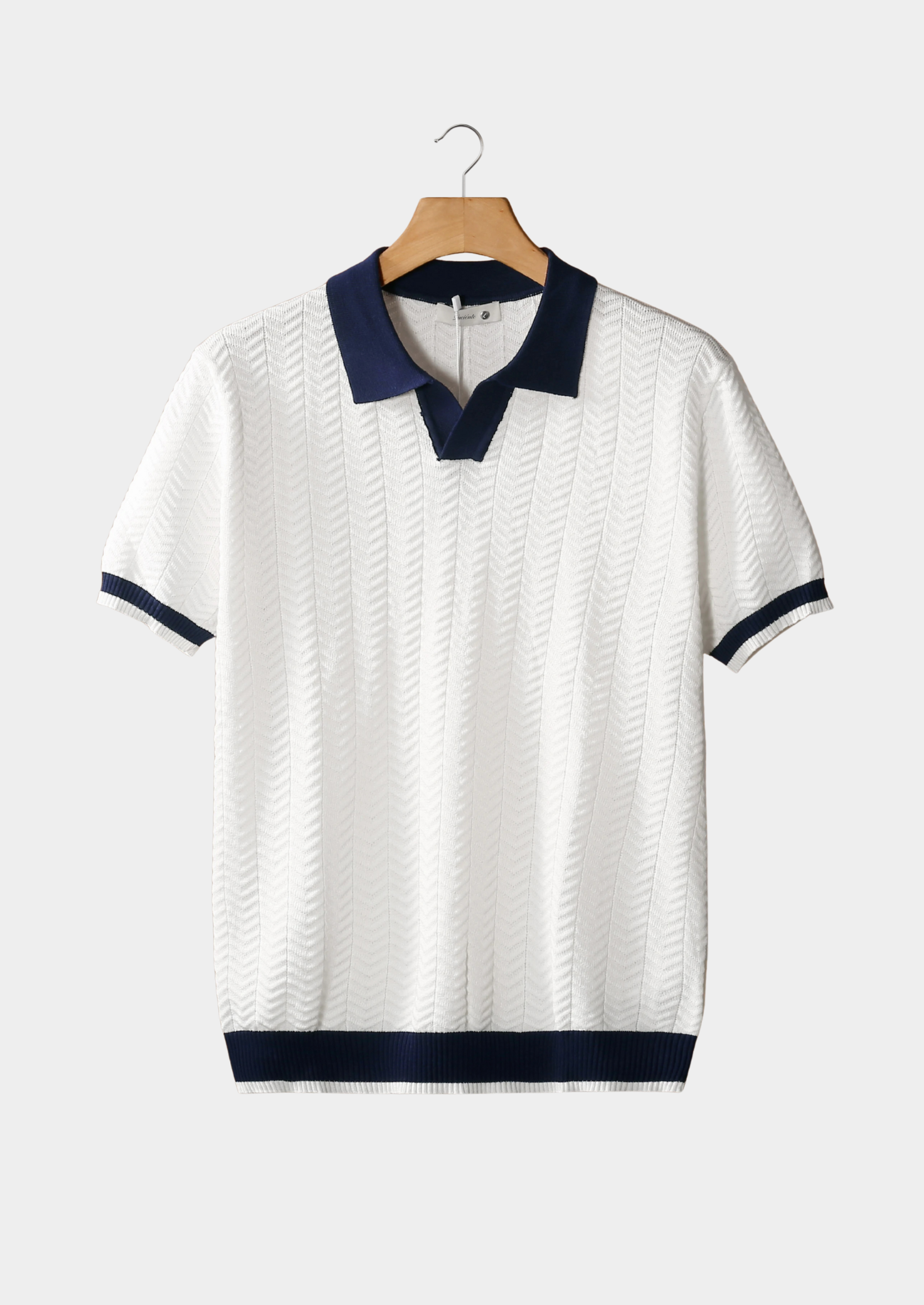 POLO NOBA CON TEXTURA EN CONTRASTE