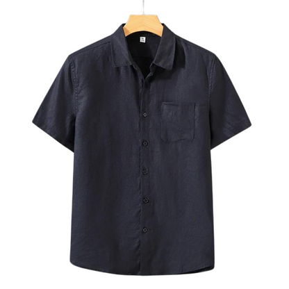 Cannes - Camisa de lino (manga corta)