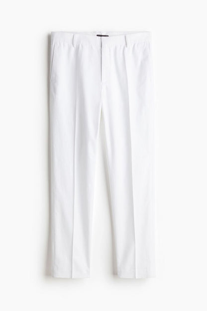 Pantalones chinos elegantes y espaciales ajustados 