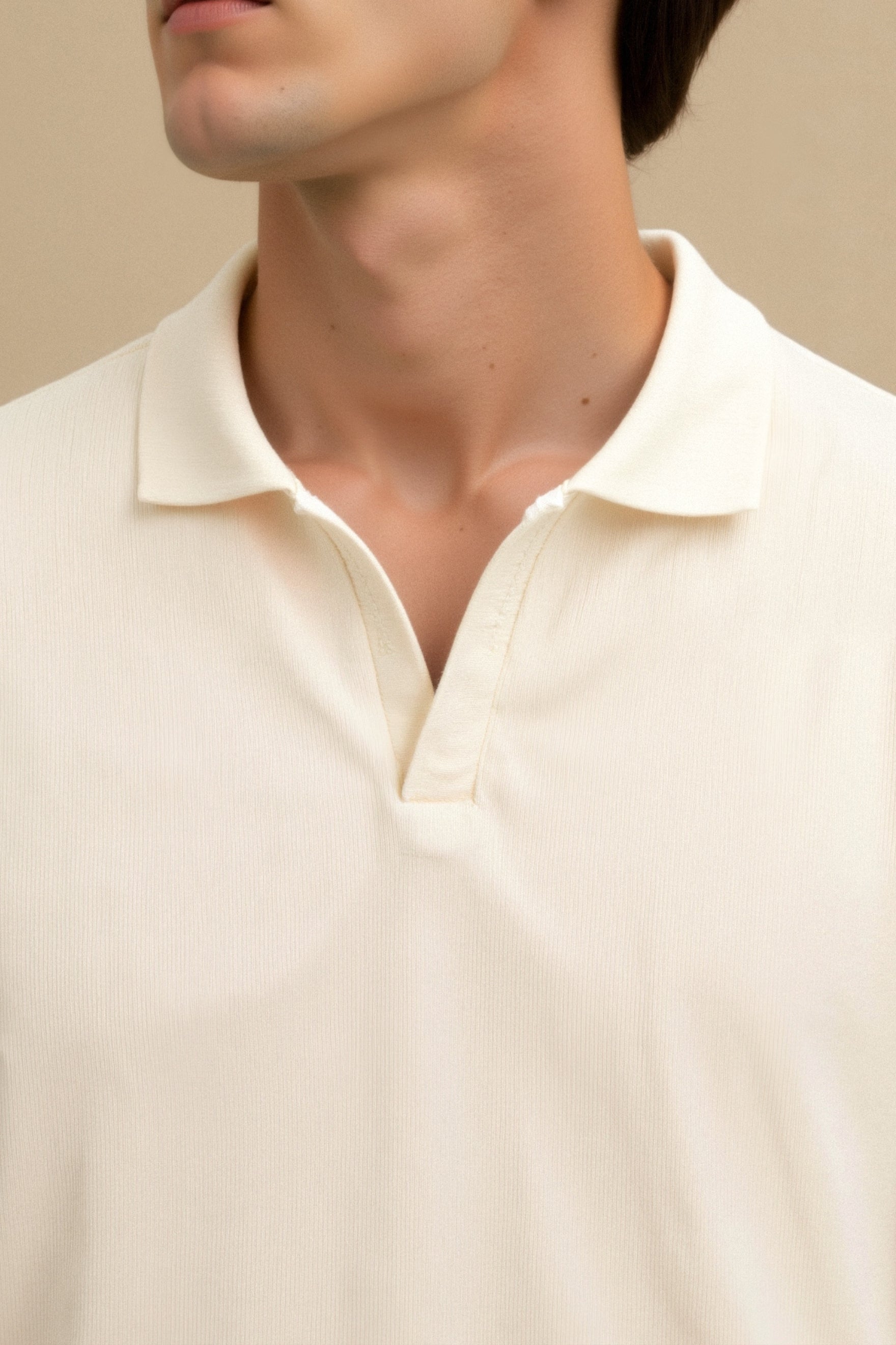 Polo de estructura de lana NOBA
