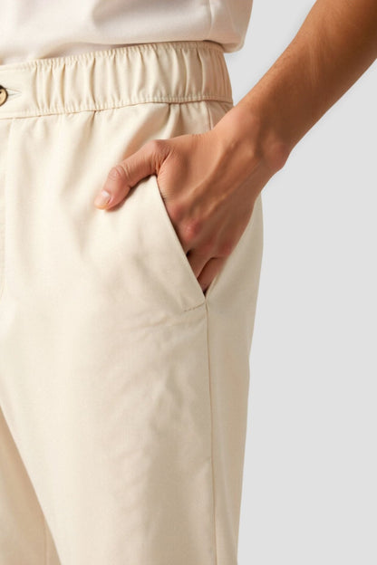 Pantalones holgados de lino de corte regular NOBA