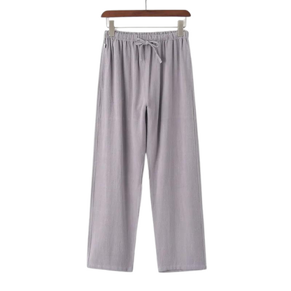 Fez - Pantalón de lino (corte extragrande)