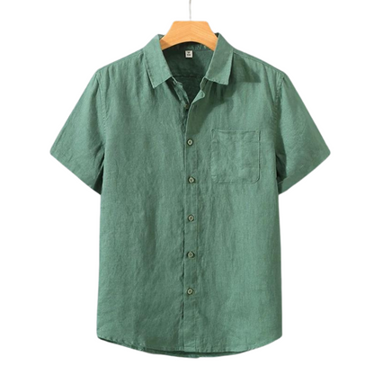 Cannes - Camisa de lino (manga corta)