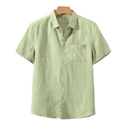 Cannes - Camisa de lino (manga corta)