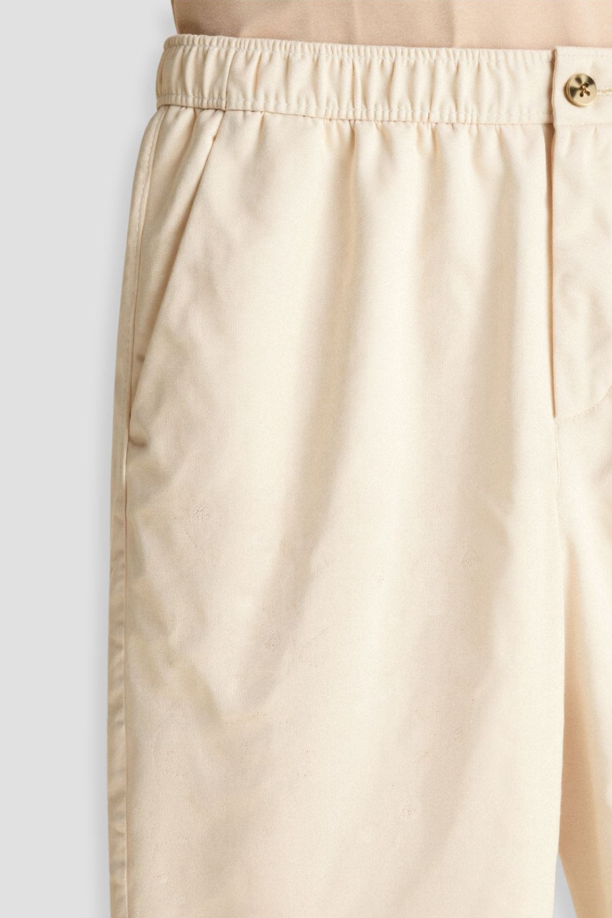 Pantalones holgados de lino de corte regular NOBA