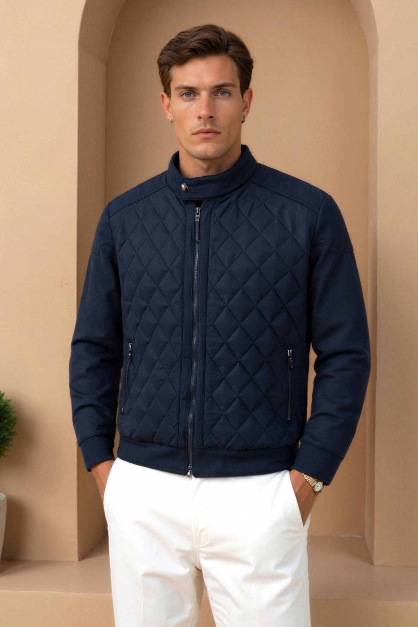 Chaqueta acolchada clásica premium