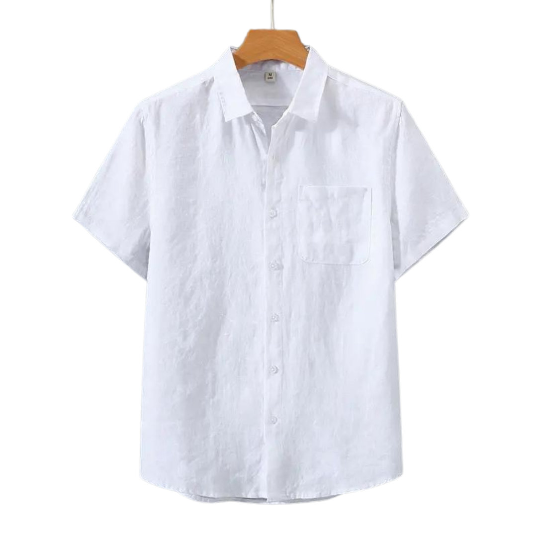 Cannes - Camisa de lino (manga corta)