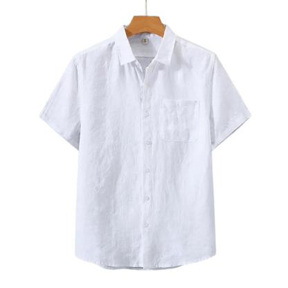 Cannes - Camisa de lino (manga corta)