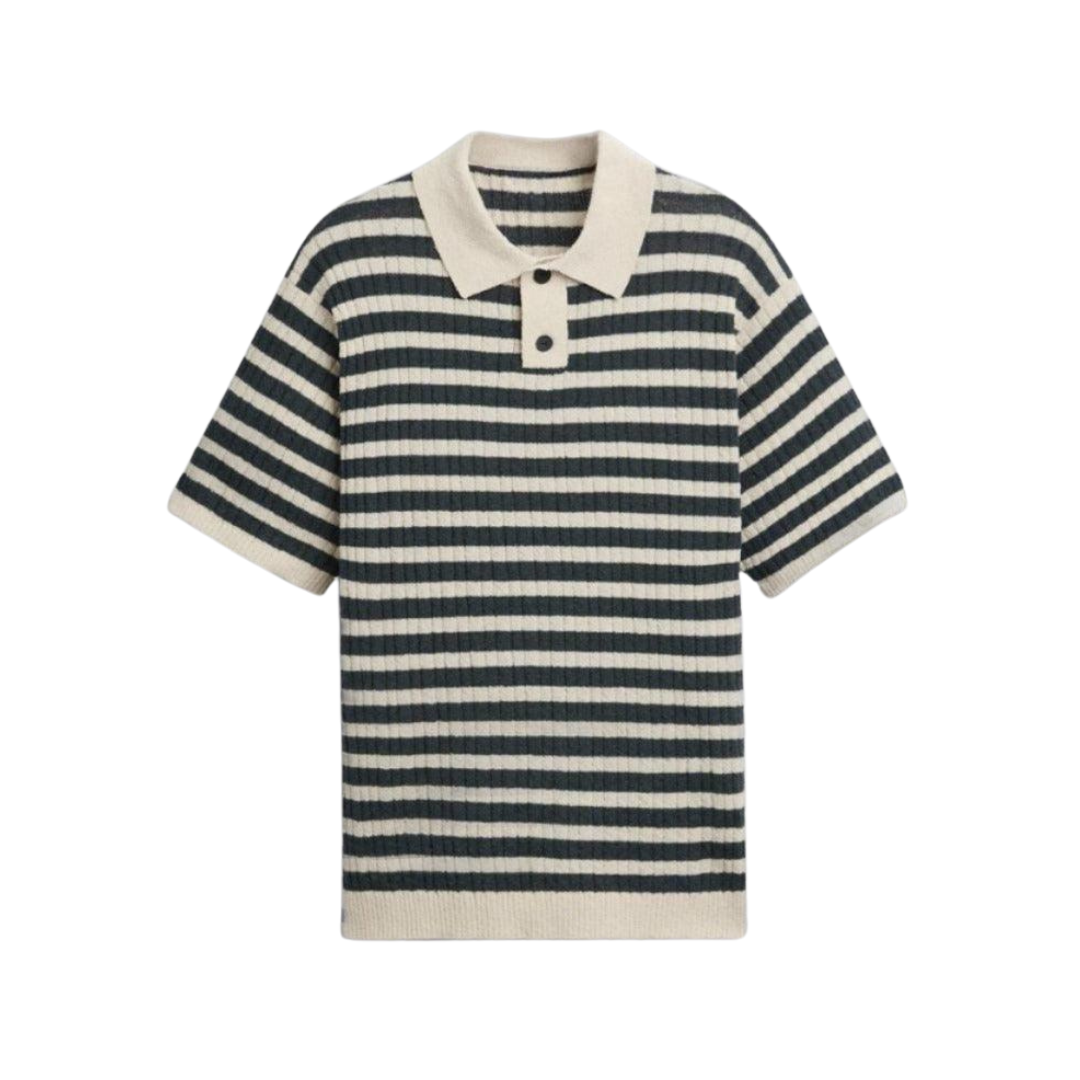 Polo de punto a rayas NOBA