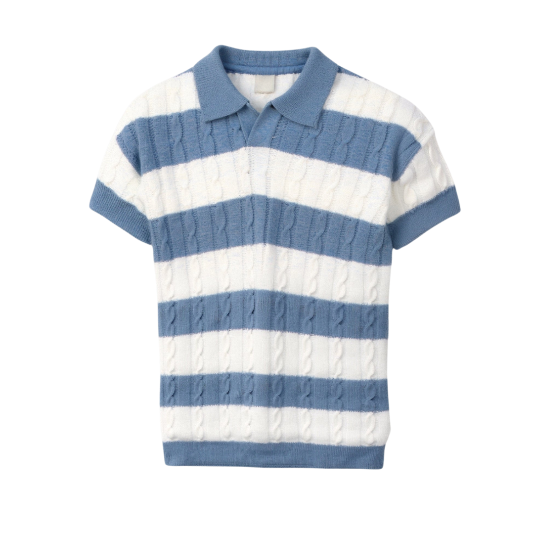 Polo de rayas blancas NOBA 