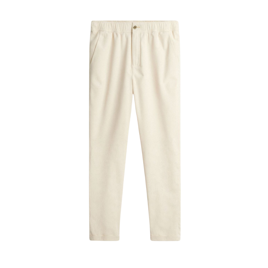 Pantalones holgados de lino de corte regular NOBA