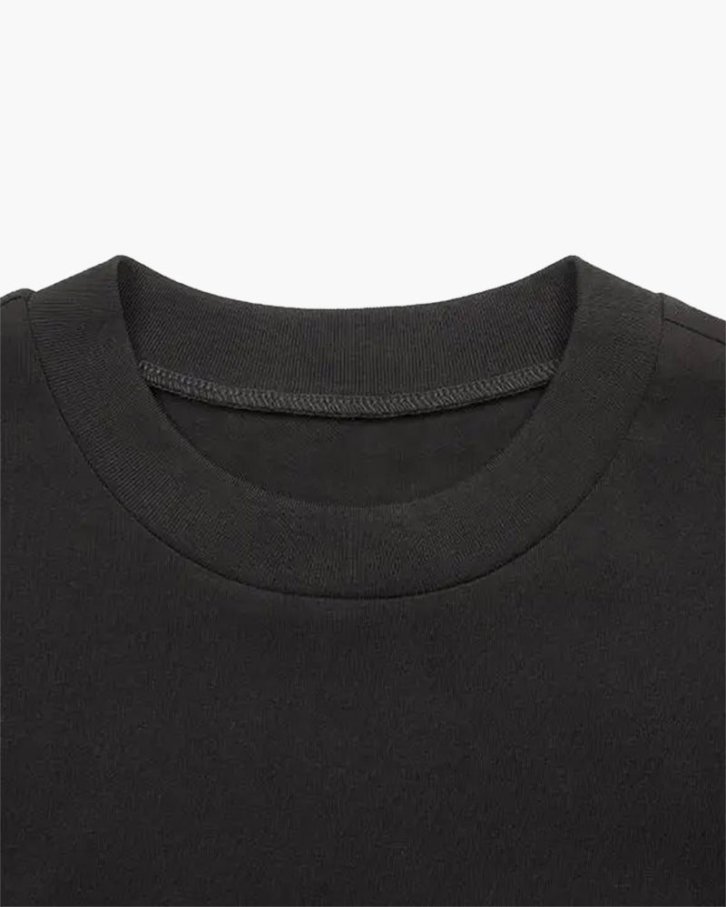 Camiseta sólida refinada