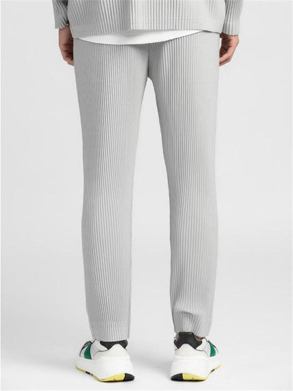 Pisa - Pantalón de algodón acanalado