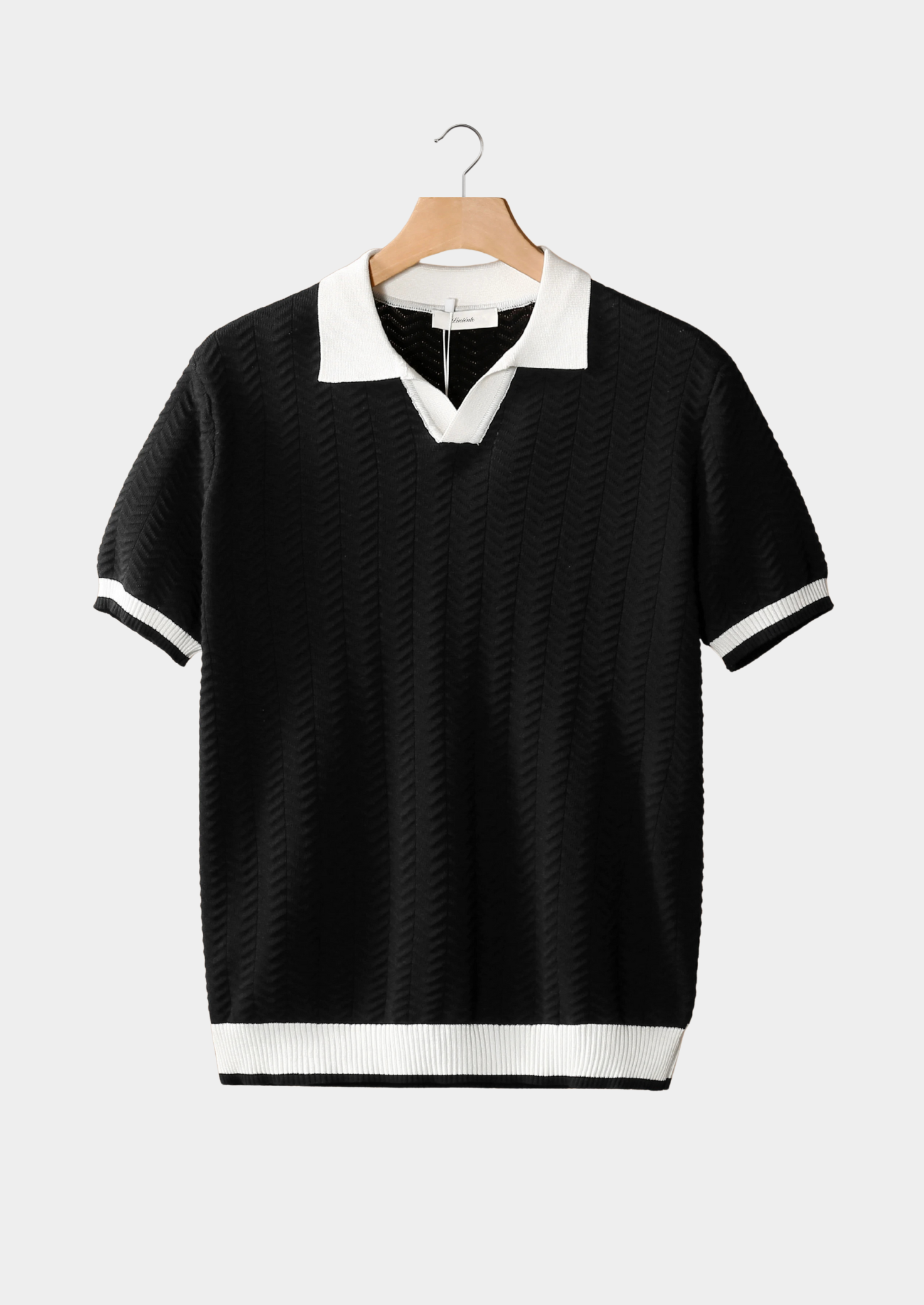 POLO NOBA CON TEXTURA EN CONTRASTE