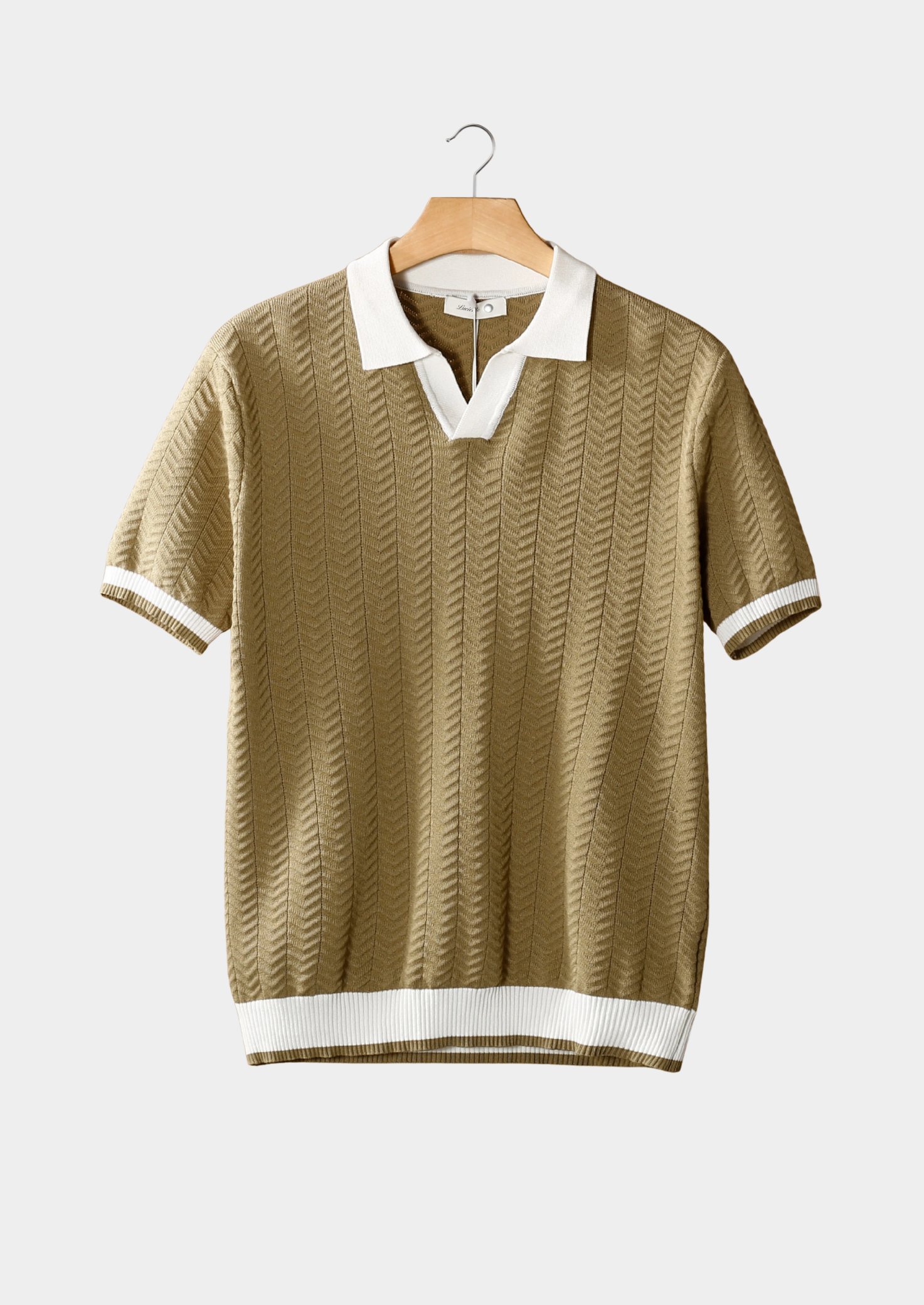 POLO NOBA CON TEXTURA EN CONTRASTE