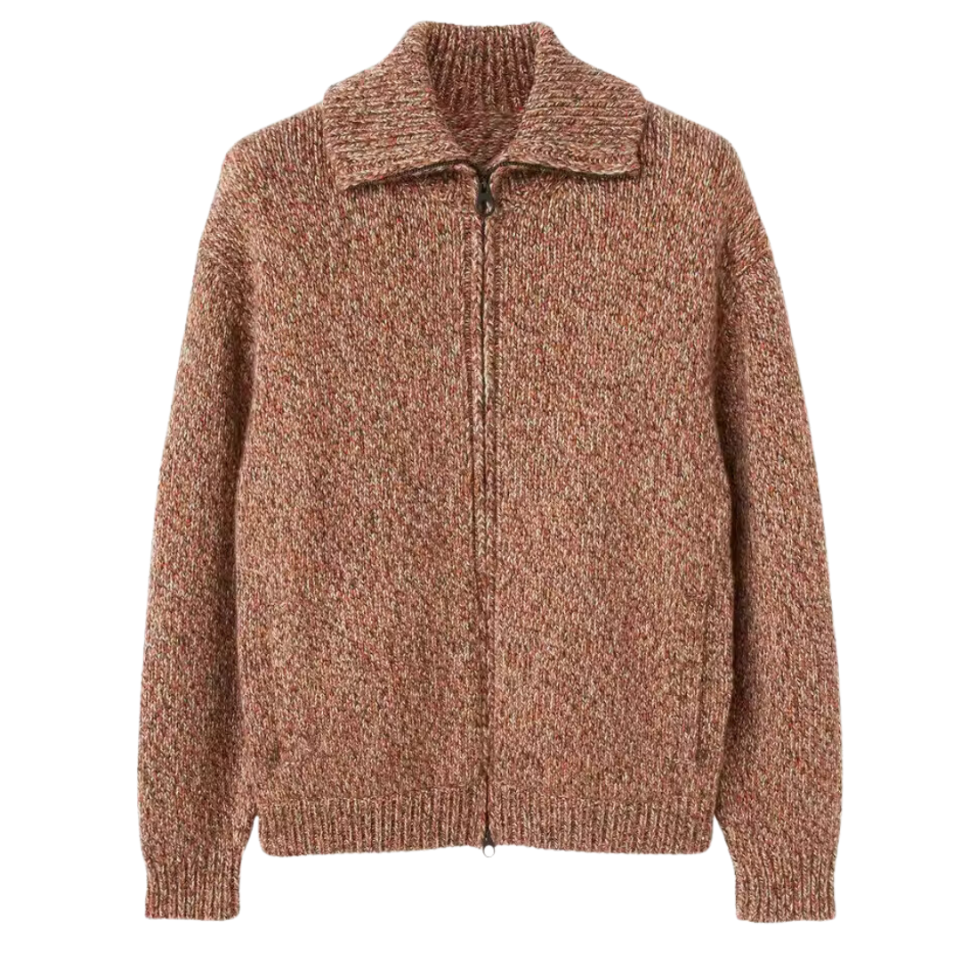 BOMBER DE LANA DE ALPACA CON CREMALLERA