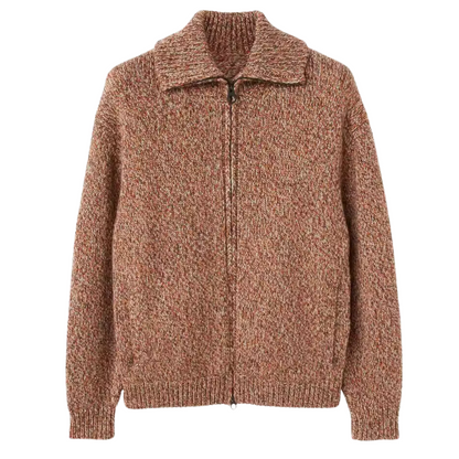 BOMBER DE LANA DE ALPACA CON CREMALLERA