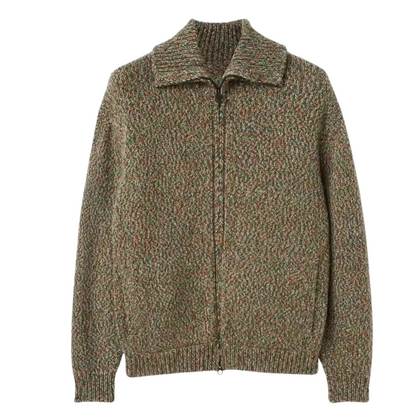 BOMBER DE LANA DE ALPACA CON CREMALLERA